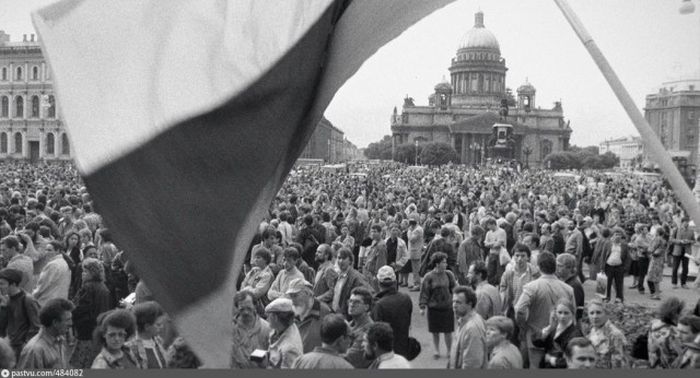 Ленинград в самом начале 90-х