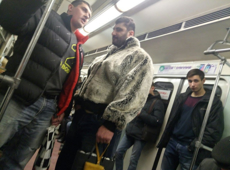 Модники из российского метрополитена
