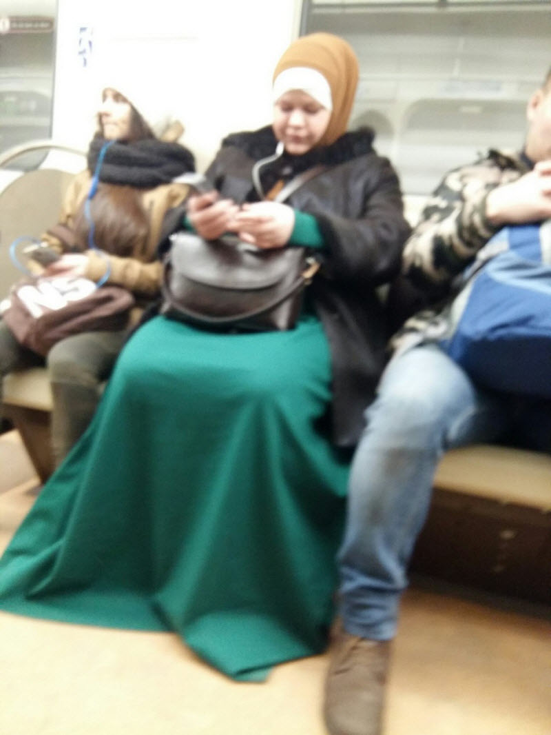 Модники из российского метрополитена