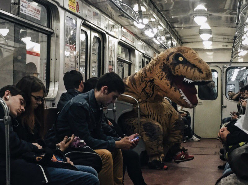 Модники из российского метрополитена