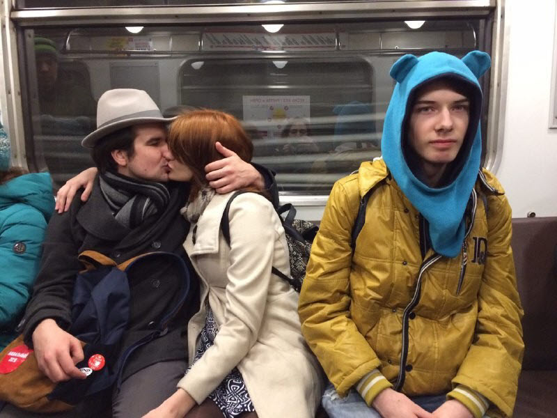 Модники из российского метрополитена