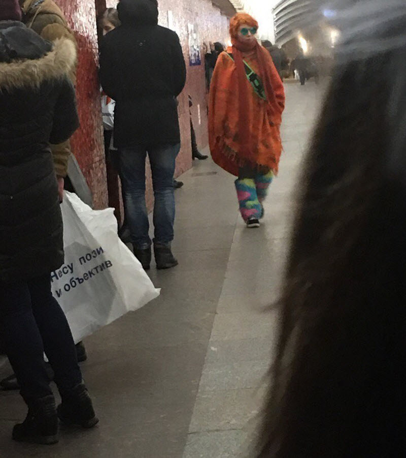 Модники из российского метрополитена