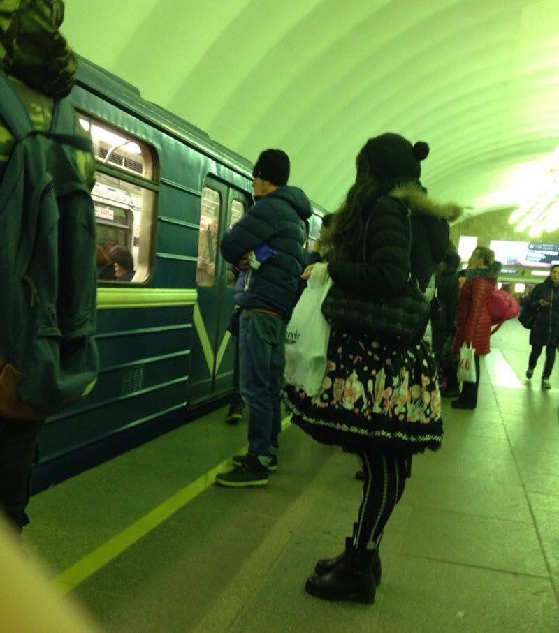 Модники из российского метрополитена