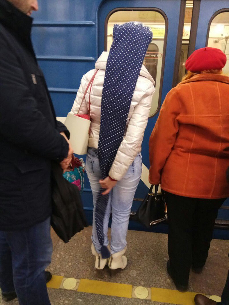Модники из российского метрополитена