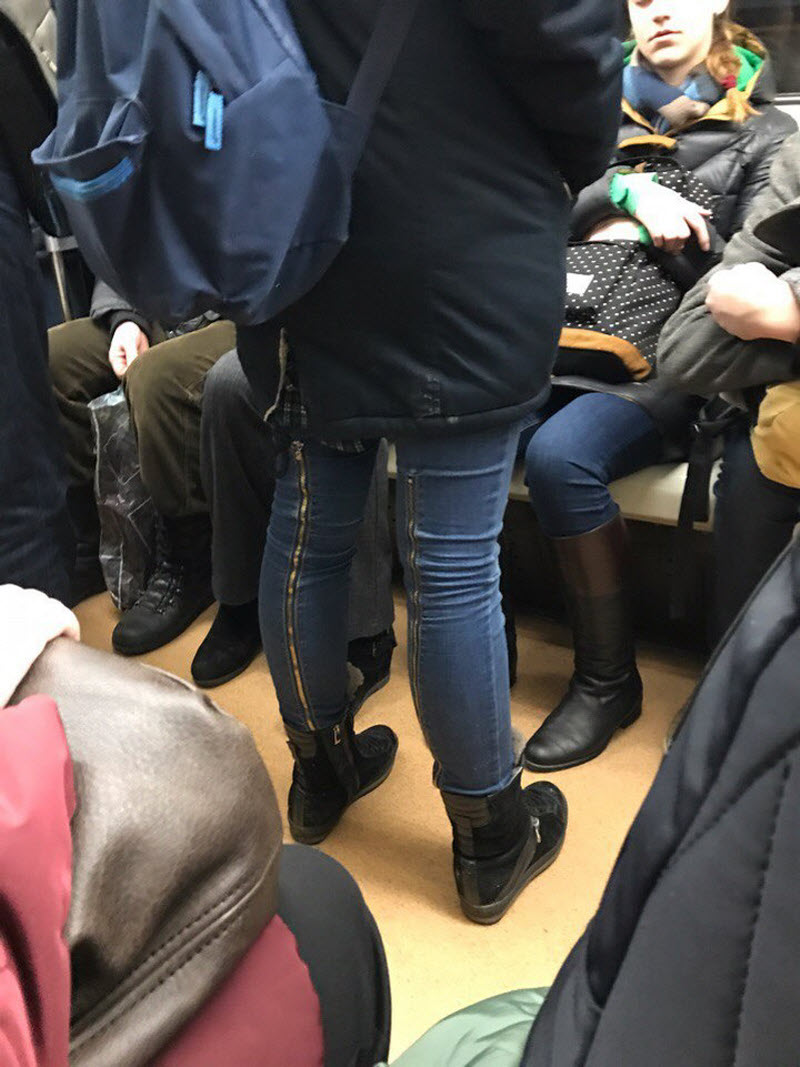 Модники из российского метрополитена