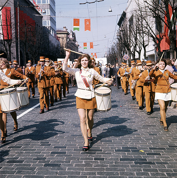 Советский Первомай: хроника за 66 лет