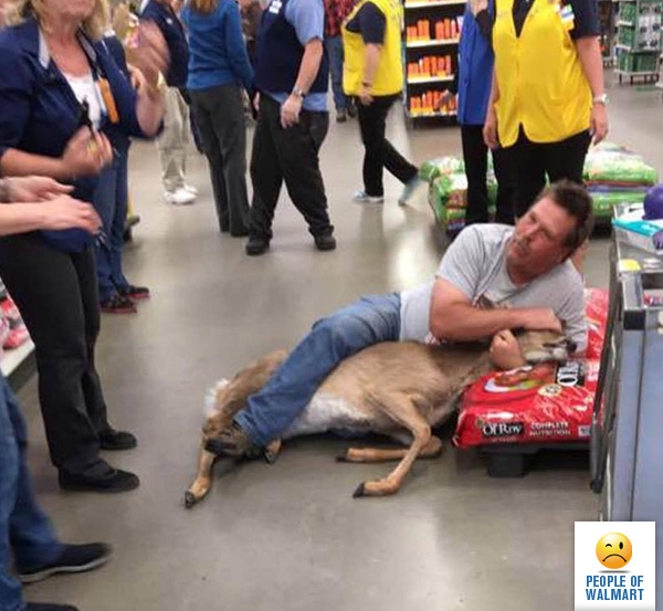 Экстравагантные покупатели Walmart