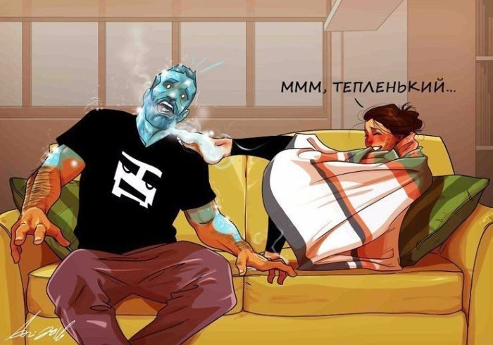 Смешные комиксы