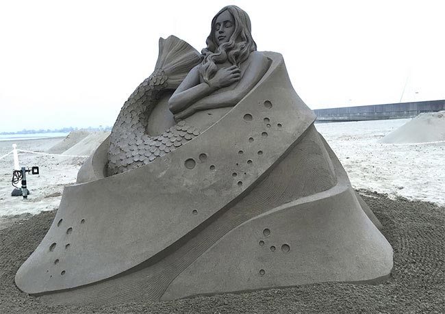 Невообразимые скульптуры из песка, в существование которых очень сложно поверить