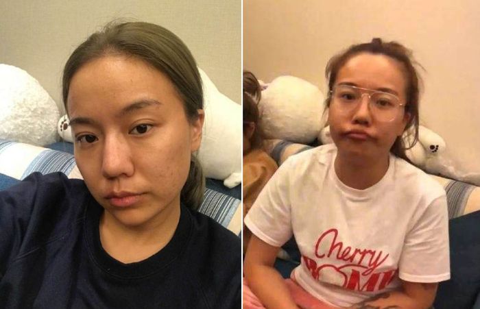 Только взгляните на то, как меняется эта девушка после нанесения макияжа