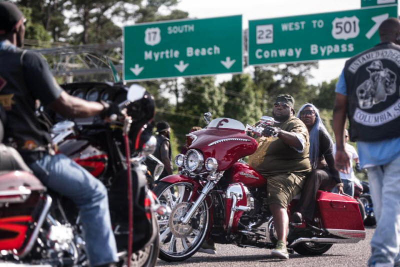 Black Bike Week: крупнейший слет черных байкеров в США