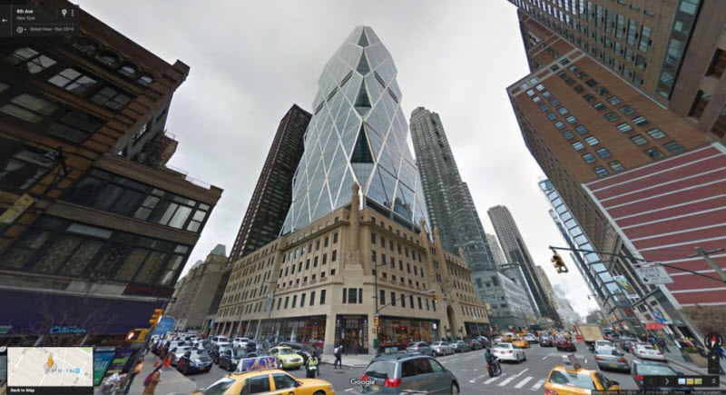 Места, где снимались известные фильмы, на картах Google Street View