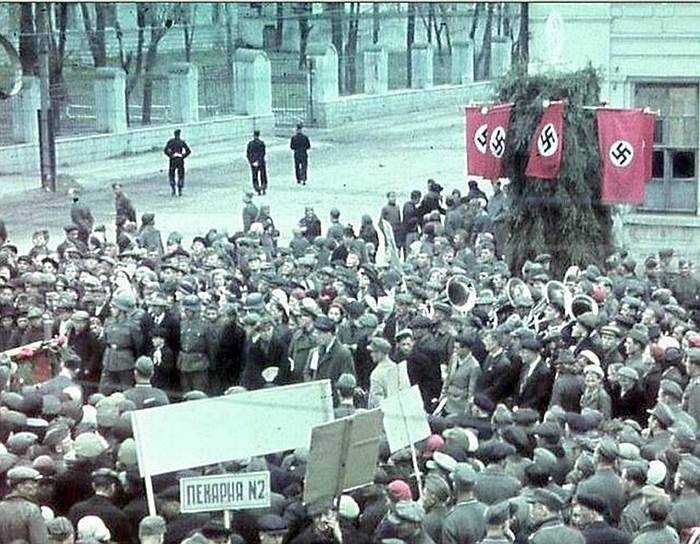 Советские города в немецкой оккупации