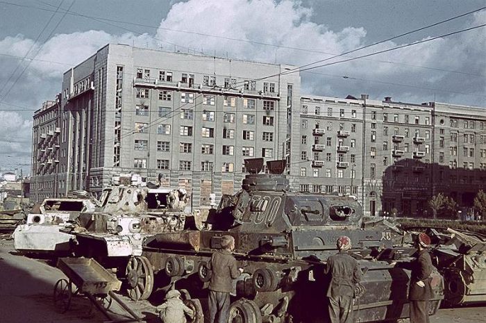 Советские города в немецкой оккупации