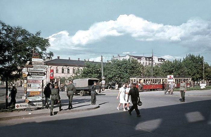 Советские города в немецкой оккупации