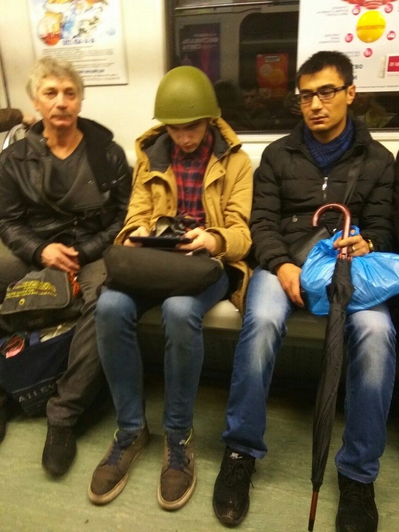 Модники из российского метрополитена