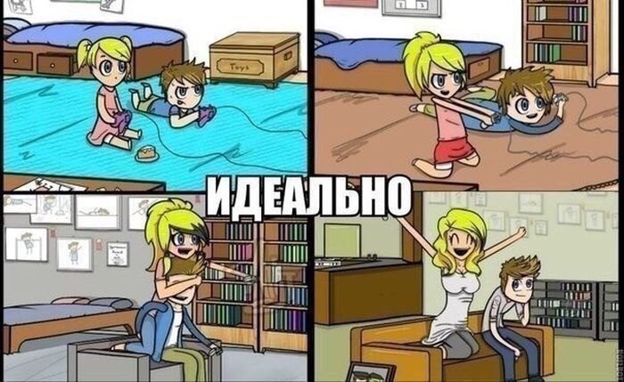 Смешные комиксы