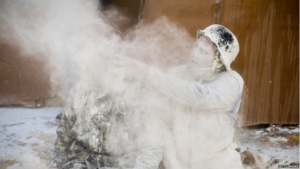 Мучная битва в Испании Мучная битва в Испании