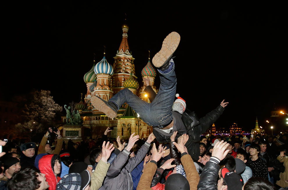 Встреча Нового года 2014 по всему миру
