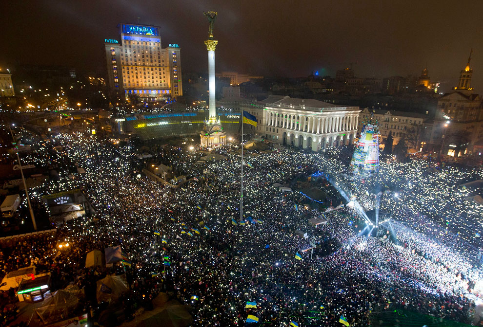 Встреча Нового года 2014 по всему миру