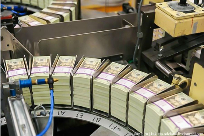 Как производят доллары США Как производят доллары США