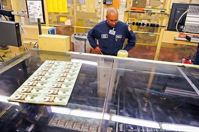 Как производят доллары США Как производят доллары США