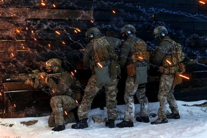 Бойцы Сил специальных операций в Сирии