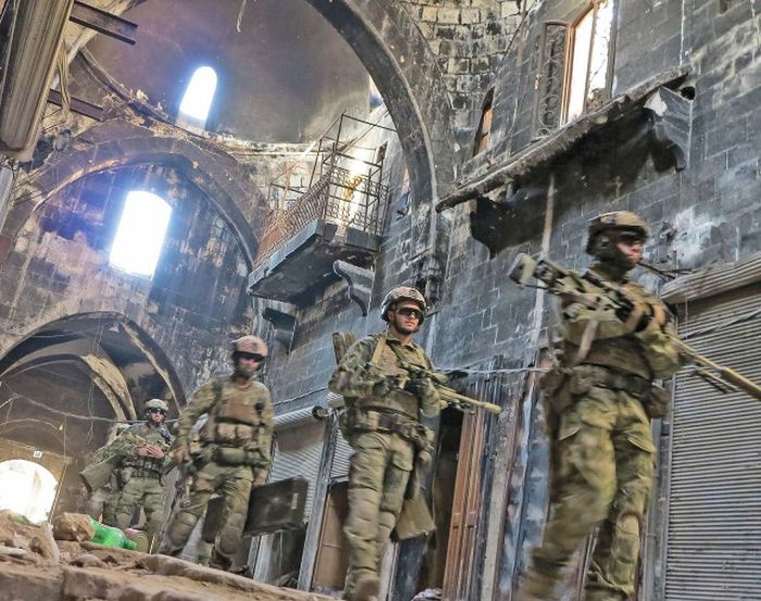 Бойцы Сил специальных операций в Сирии