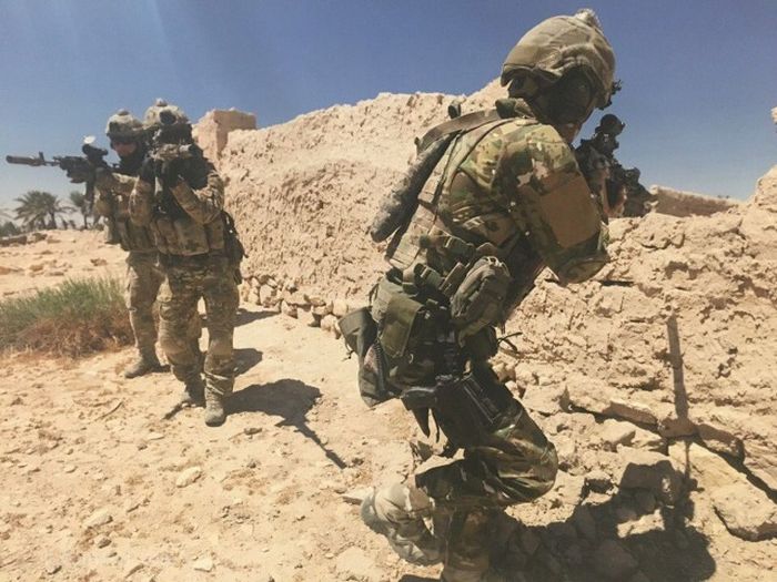 Бойцы Сил специальных операций в Сирии
