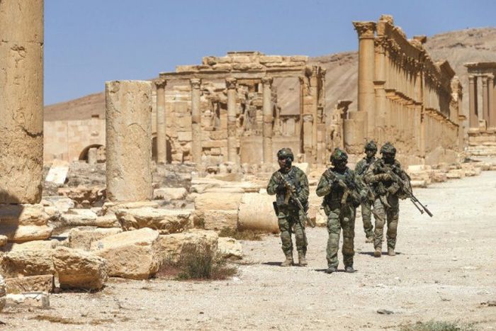 Бойцы Сил специальных операций в Сирии