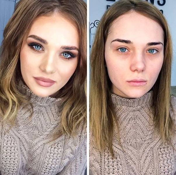 Фото девушек в Instagram и в реальной жизни