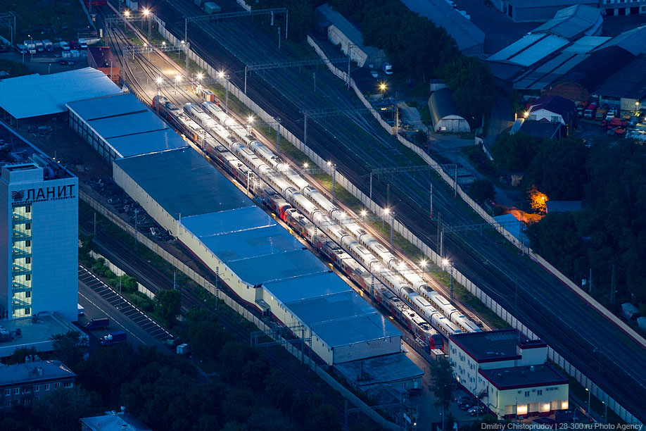 Останкинская телебашня. Вид на Москву с высоты 503 метра