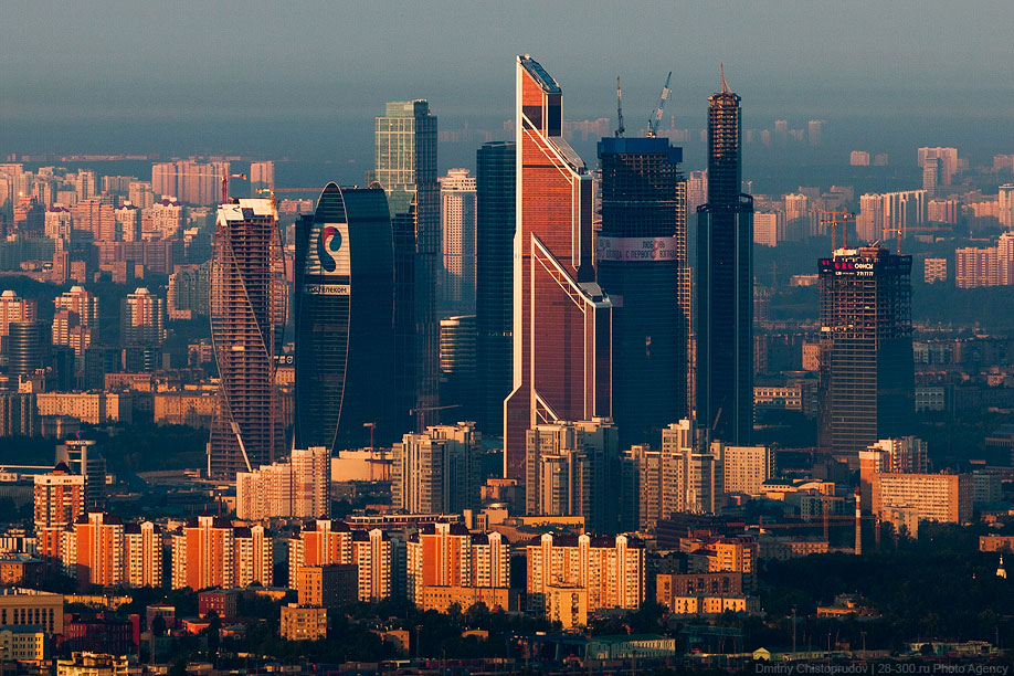 Останкинская телебашня. Вид на Москву с высоты 503 метра