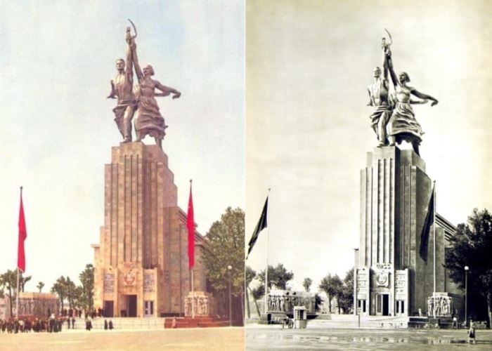 Троцкий в складках юбки, или Как появилась скульптура «Рабочий и колхозница»
