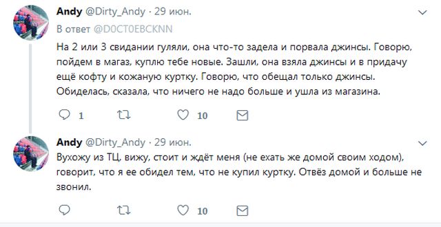 Мужские истории о девушках-попрошайках