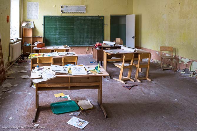 Заброшенный город на Шпицбергене