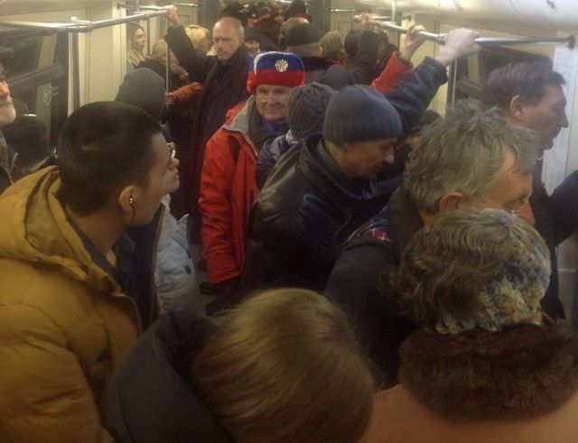 Необычные пассажиры российского метро