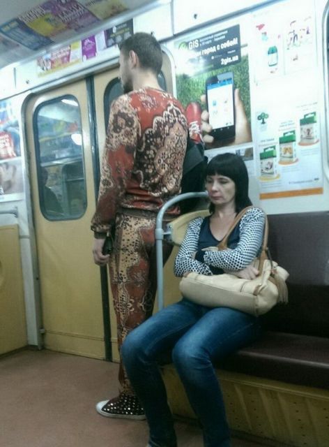 Необычные пассажиры российского метро
