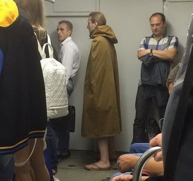 Необычные пассажиры российского метро