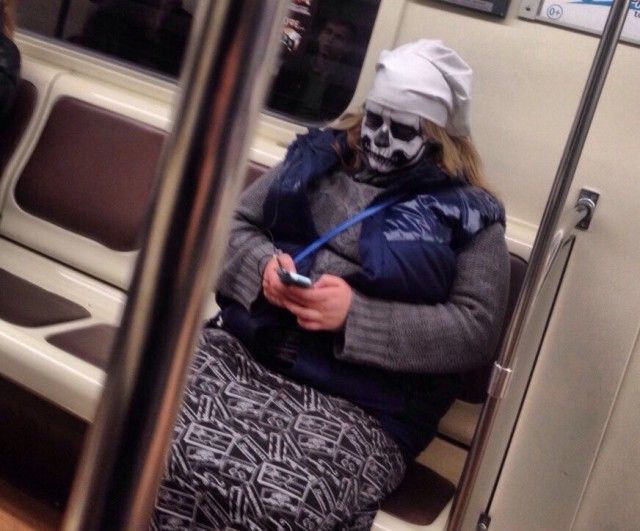 Необычные пассажиры российского метро