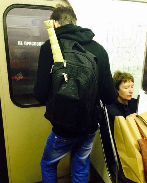 Необычные пассажиры российского метро