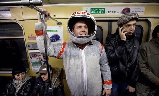 Необычные пассажиры российского метро