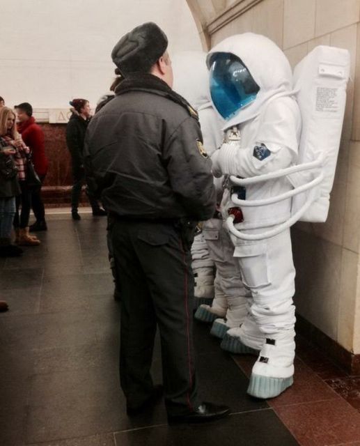 Необычные пассажиры российского метро