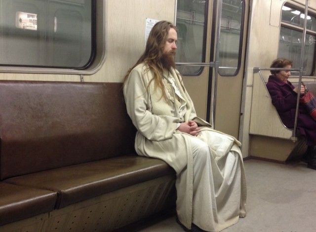 Необычные пассажиры российского метро