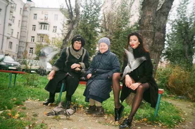 «Мисс Россия-2015» София Никитчук в контрастной фотосессии на улицах Екатеринбурга