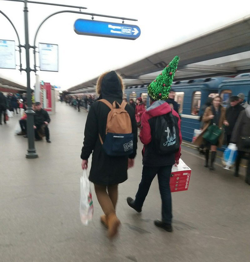Модники из российского метрополитена