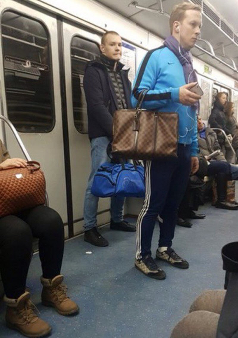 Модники из российского метрополитена