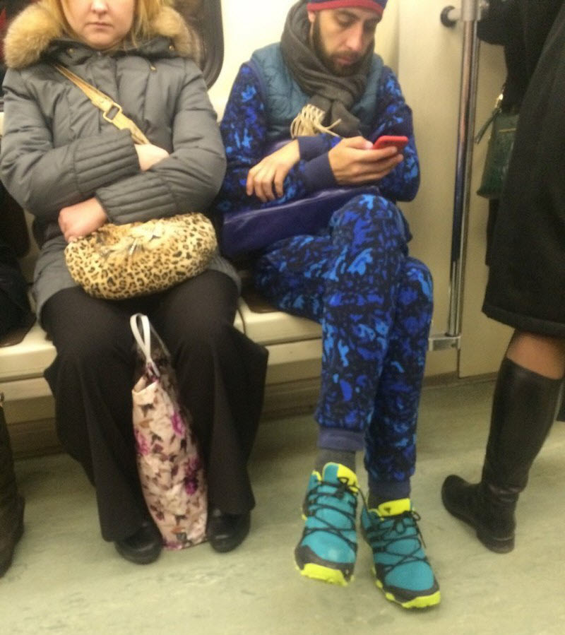 Модники из российского метрополитена