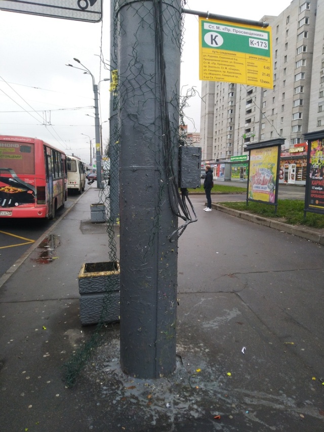 Борьба с уличной рекламой в Санкт-Петербурге