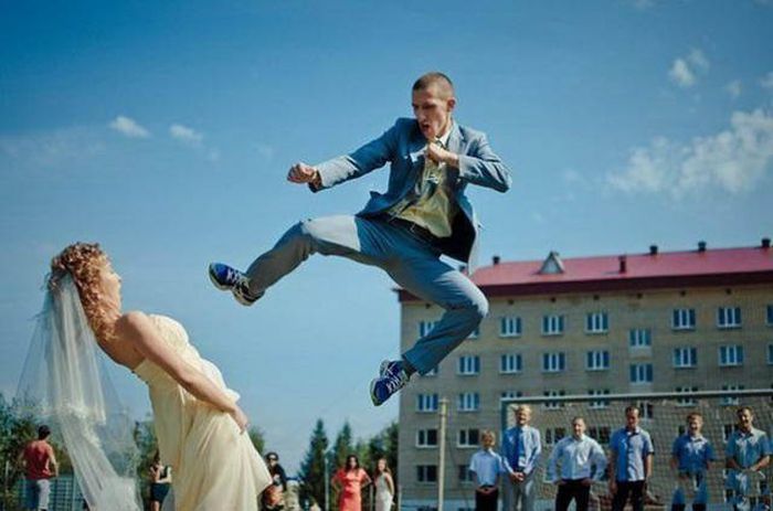 Забавные фото со свадеб